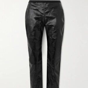 RICK OWENS Coated low-rise skinny jeans